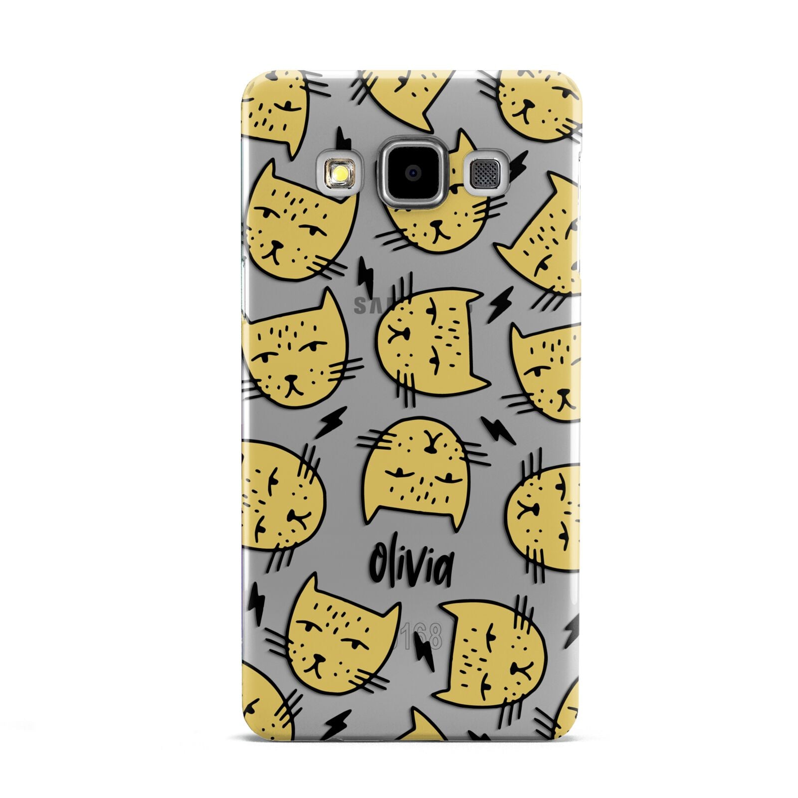 Lightning Cat Face Custom Samsung Galaxy A5 Case