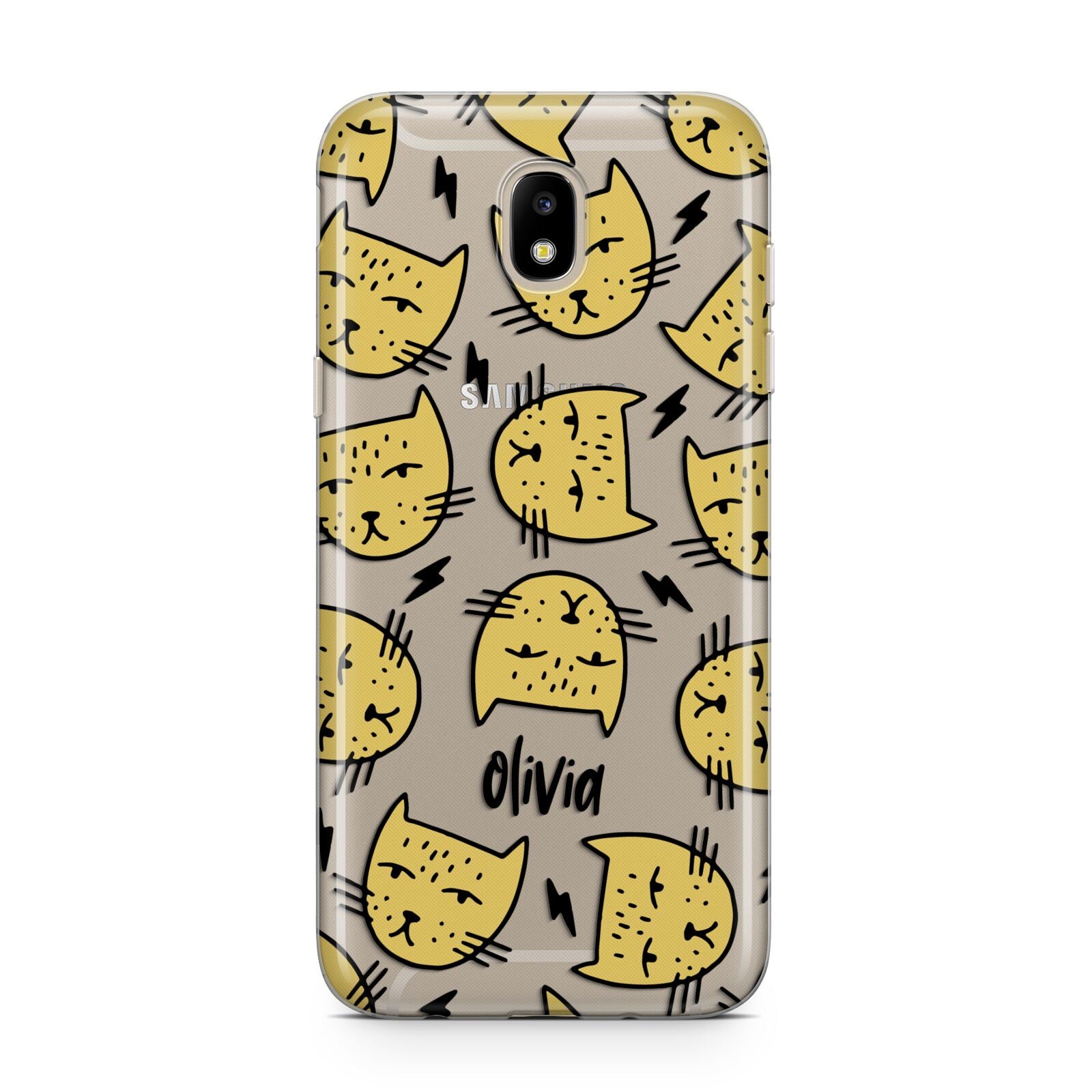 Lightning Cat Face Custom Samsung J5 2017 Case