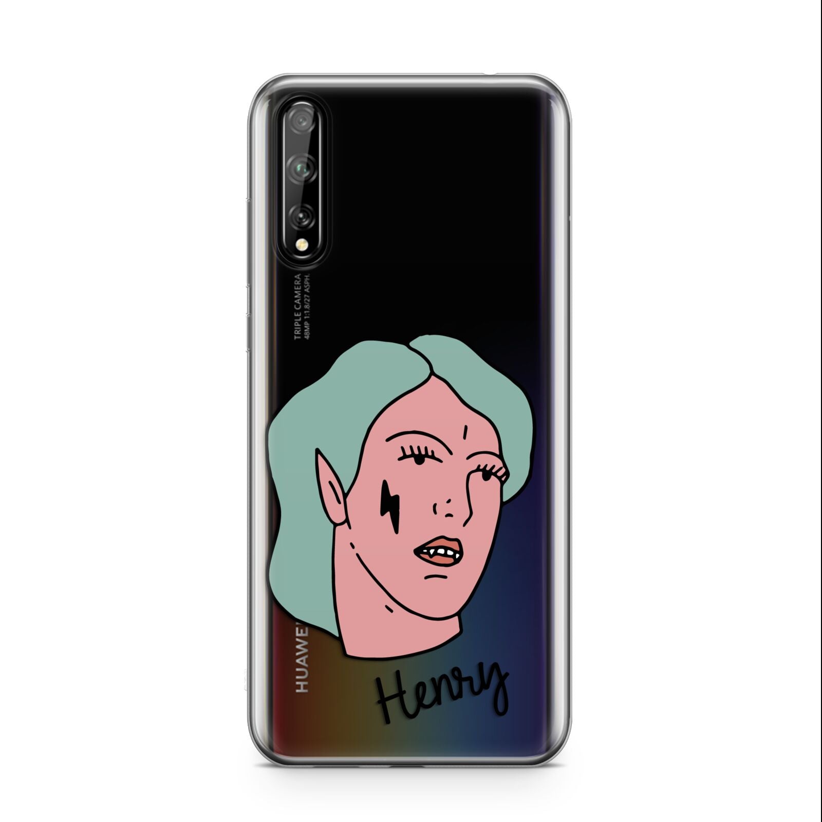 Lightning Fang Face Custom Huawei Enjoy 10s Phone Case