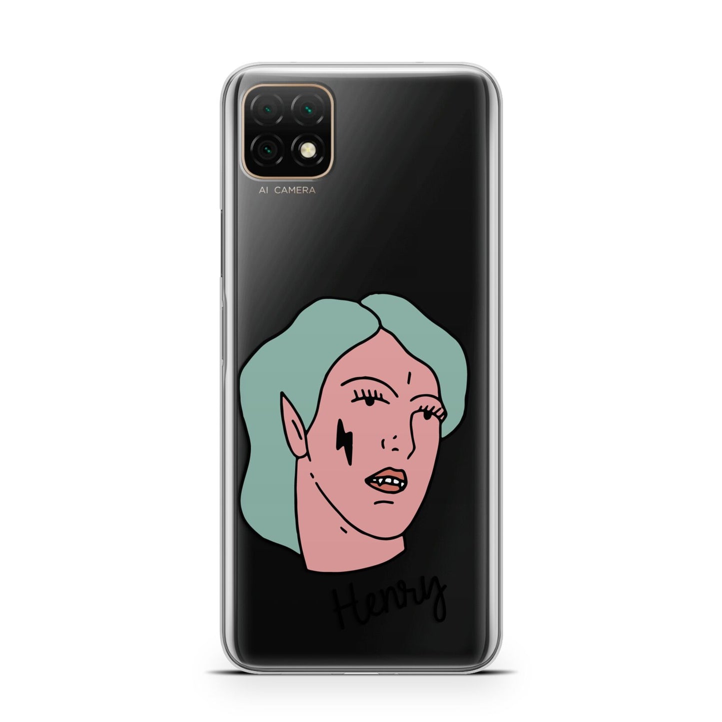 Lightning Fang Face Custom Huawei Enjoy 20 Phone Case