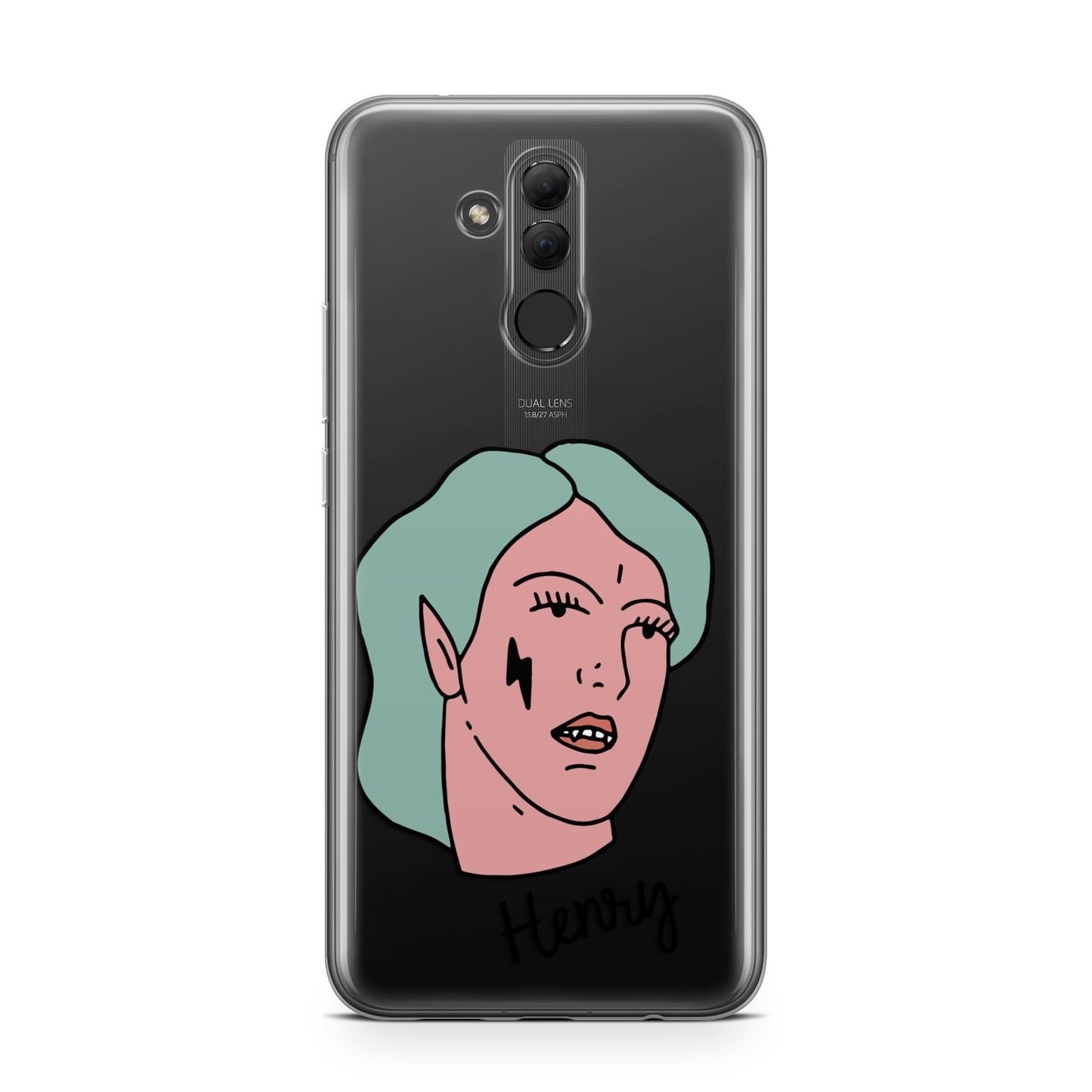 Lightning Fang Face Custom Huawei Mate 20 Lite