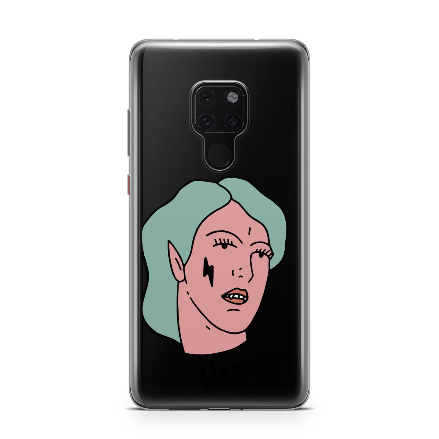 Lightning Fang Face Custom Huawei Mate 20 Phone Case