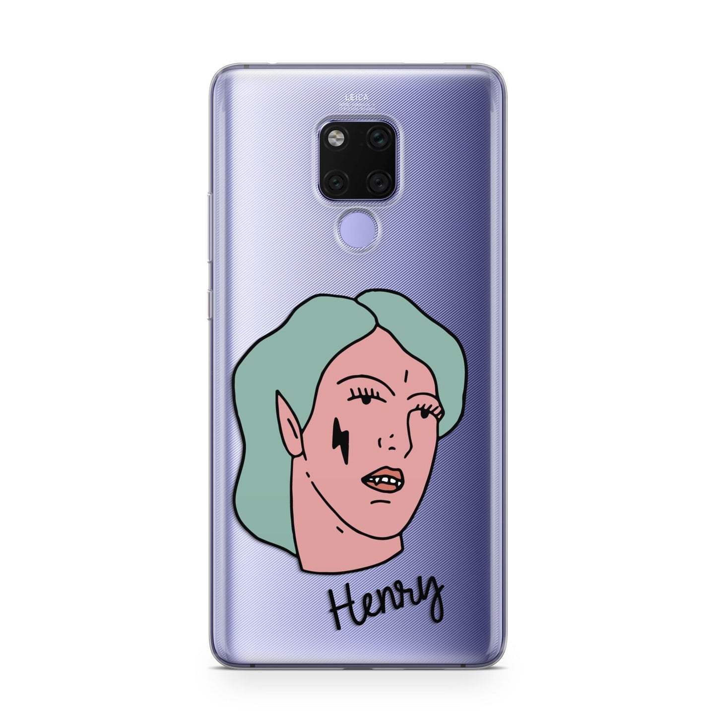 Lightning Fang Face Custom Huawei Mate 20X Phone Case