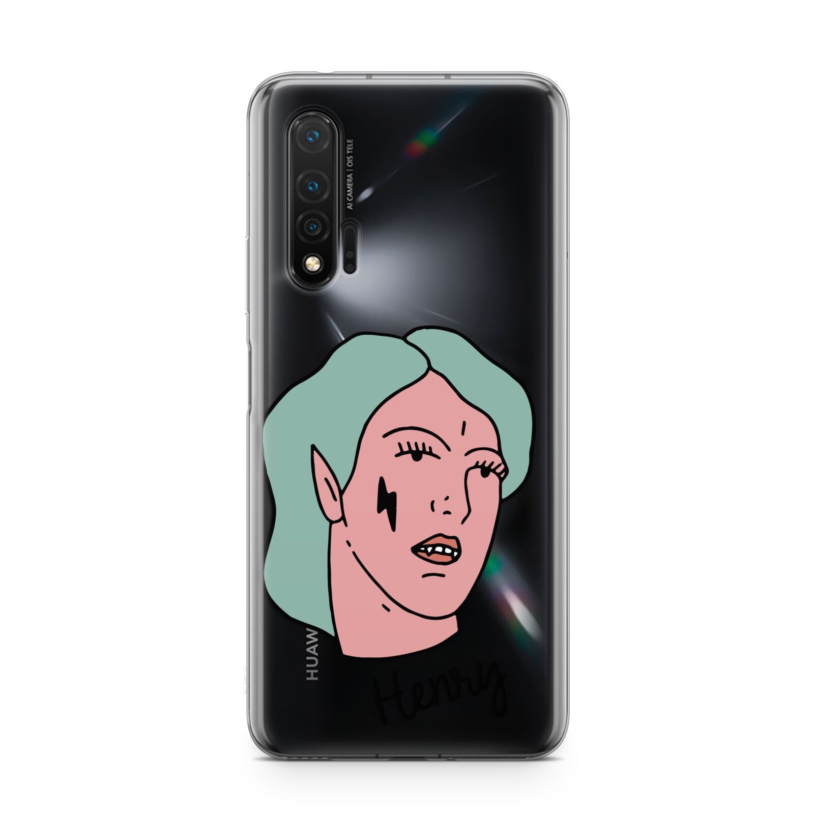 Lightning Fang Face Custom Huawei Nova 6 Phone Case