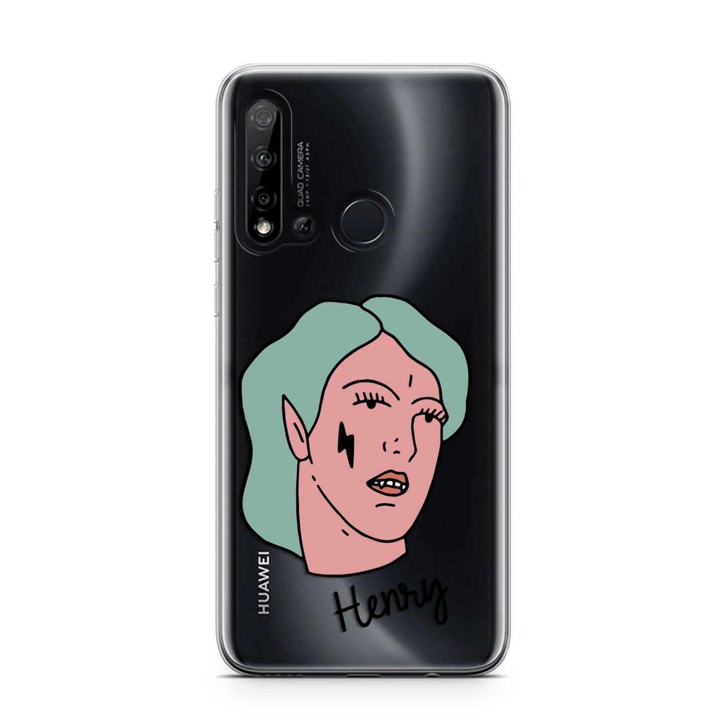 Lightning Fang Face Custom Huawei P20 Lite 5G Phone Case