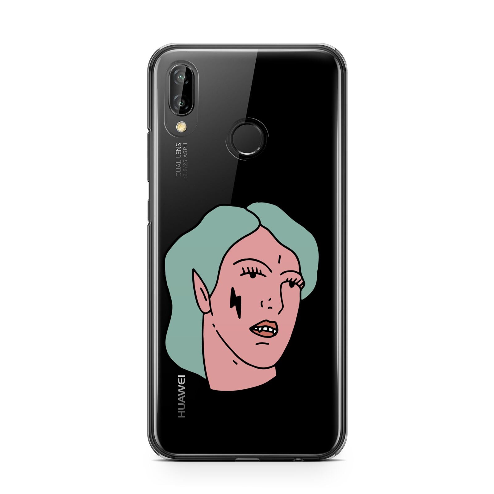 Lightning Fang Face Custom Huawei P20 Lite Phone Case