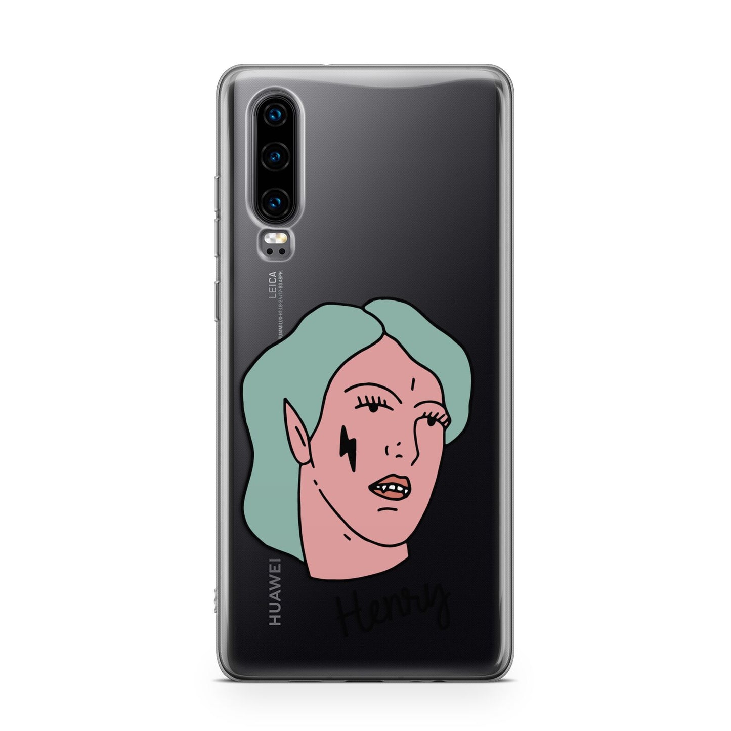 Lightning Fang Face Custom Huawei P30 Phone Case