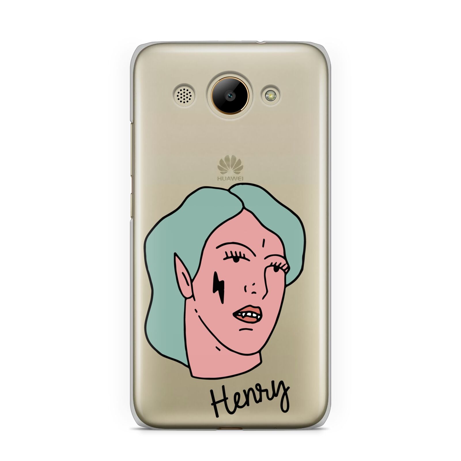 Lightning Fang Face Custom Huawei Y3 2017