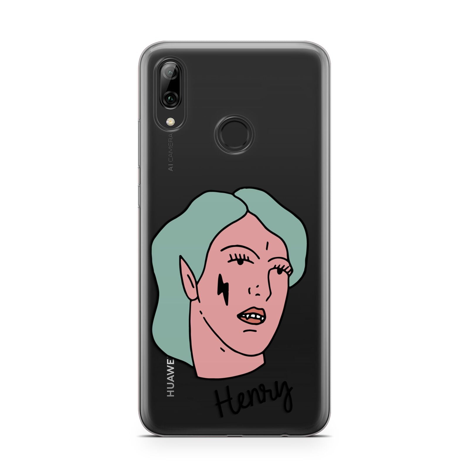 Lightning Fang Face Custom Huawei Y7 2019