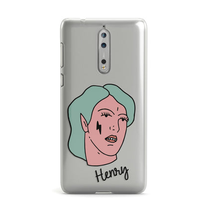 Lightning Fang Face Custom Nokia Case