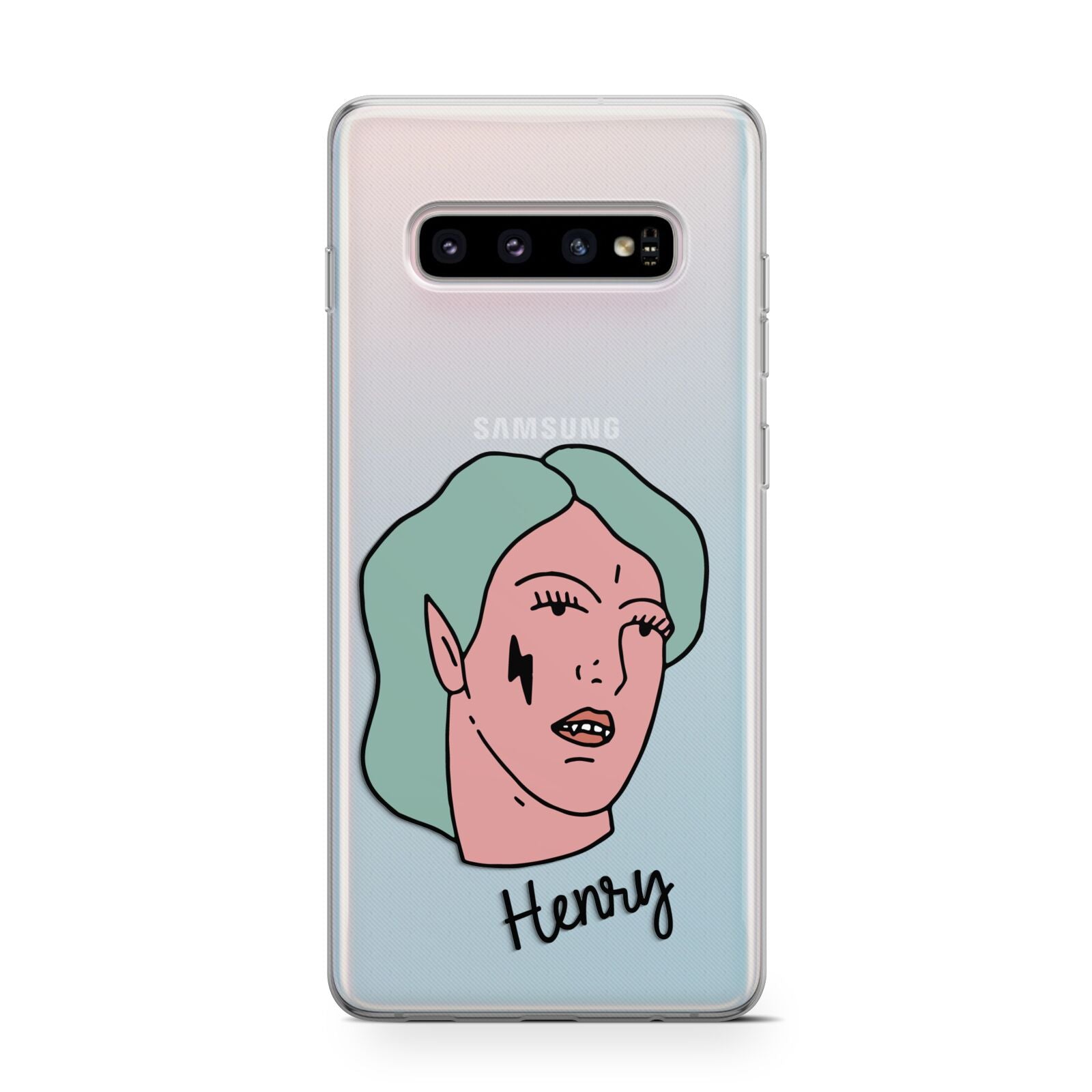 Lightning Fang Face Custom Protective Samsung Galaxy Case