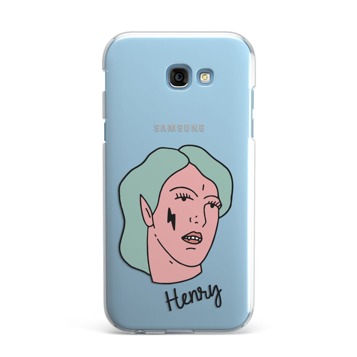 Lightning Fang Face Custom Samsung Galaxy A7 2017 Case