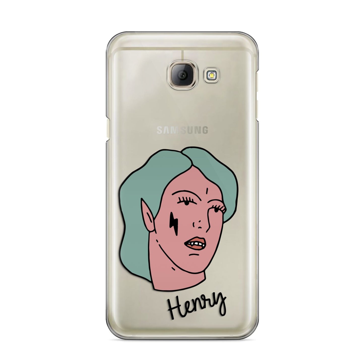 Lightning Fang Face Custom Samsung Galaxy A8 2016 Case