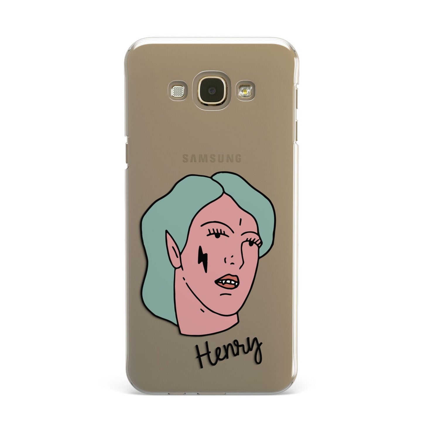 Lightning Fang Face Custom Samsung Galaxy A8 Case