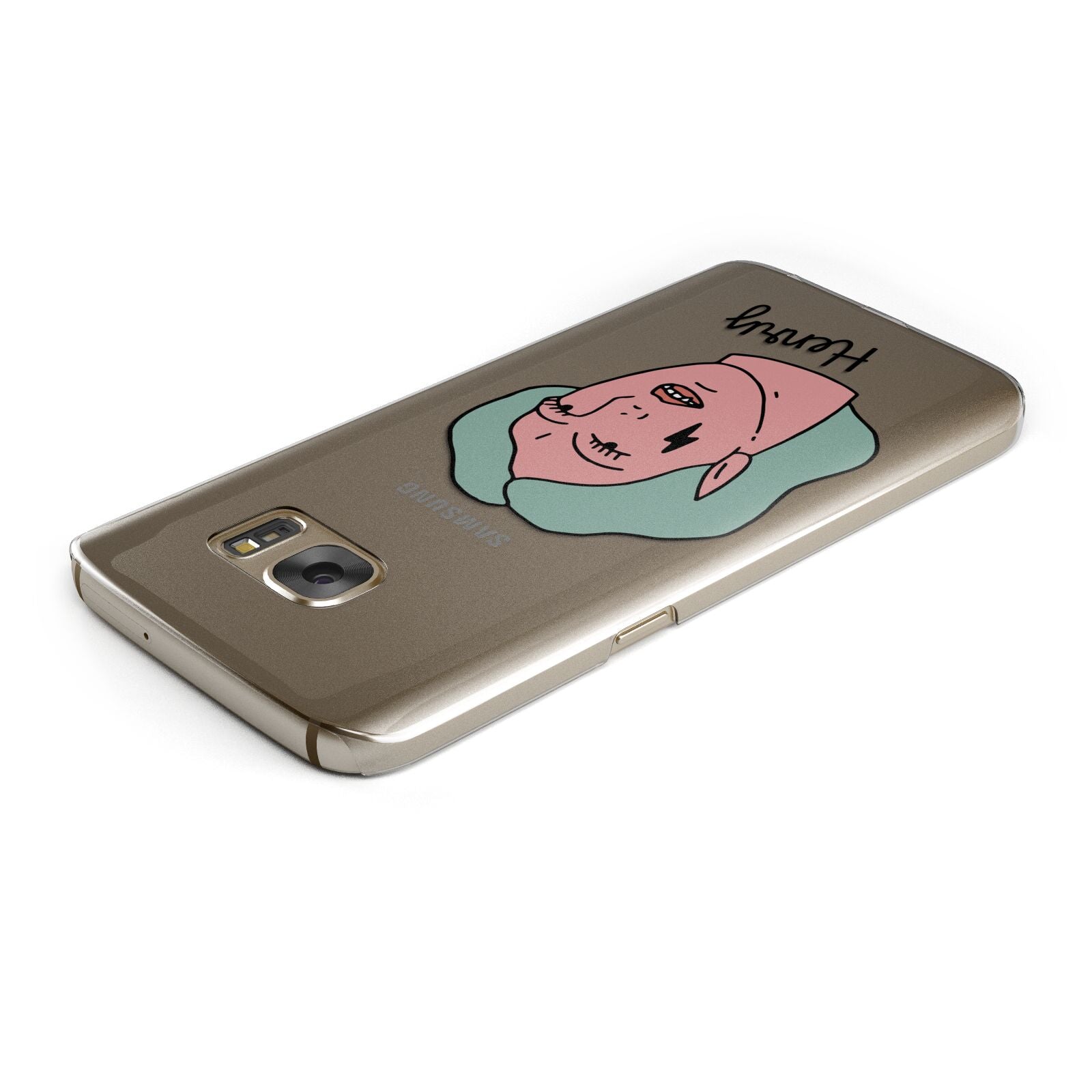 Lightning Fang Face Custom Samsung Galaxy Case Top Cutout