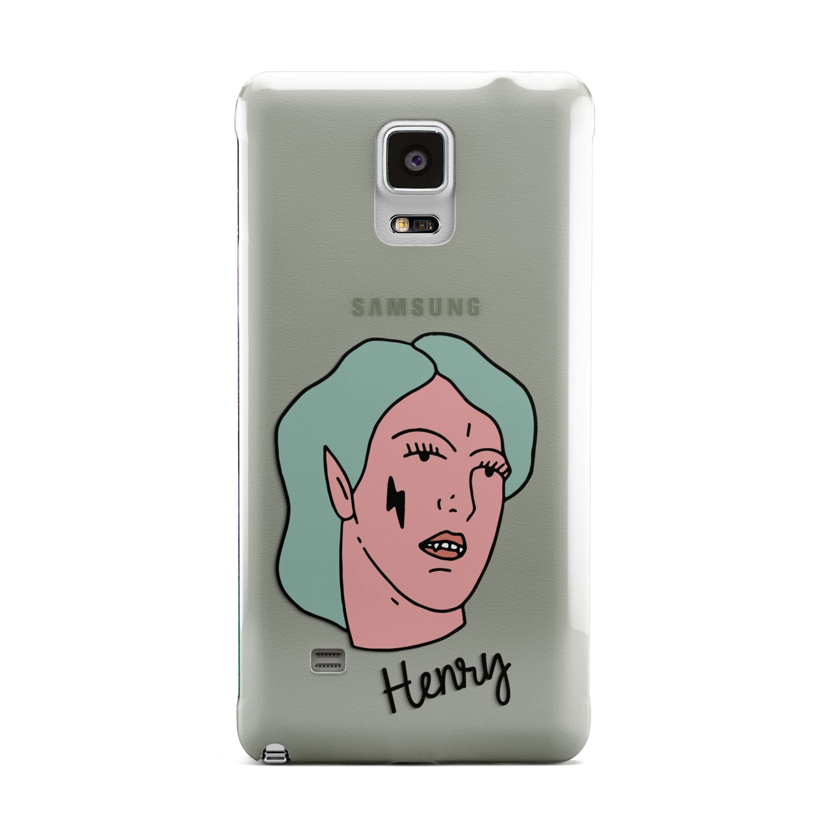 Lightning Fang Face Custom Samsung Galaxy Note 4 Case