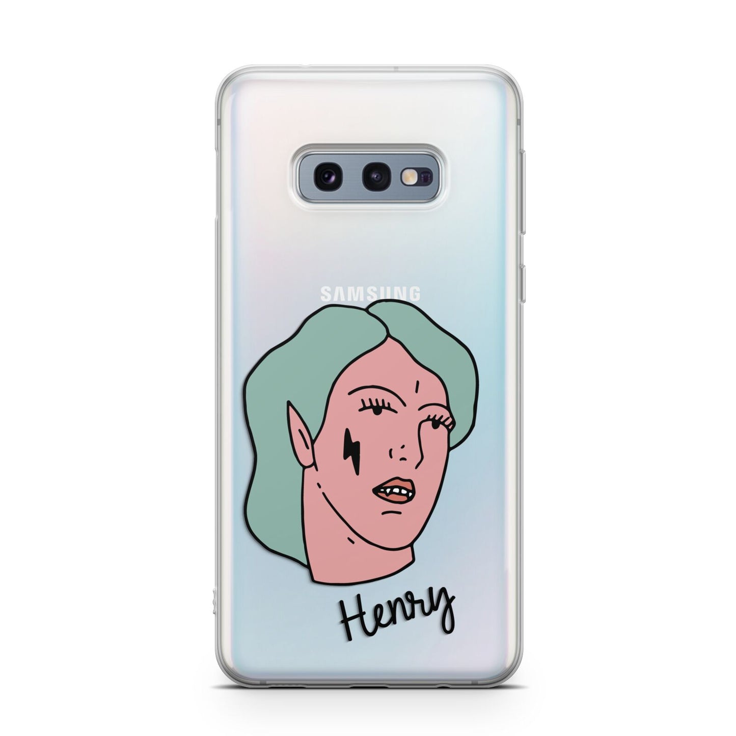 Lightning Fang Face Custom Samsung Galaxy S10E Case