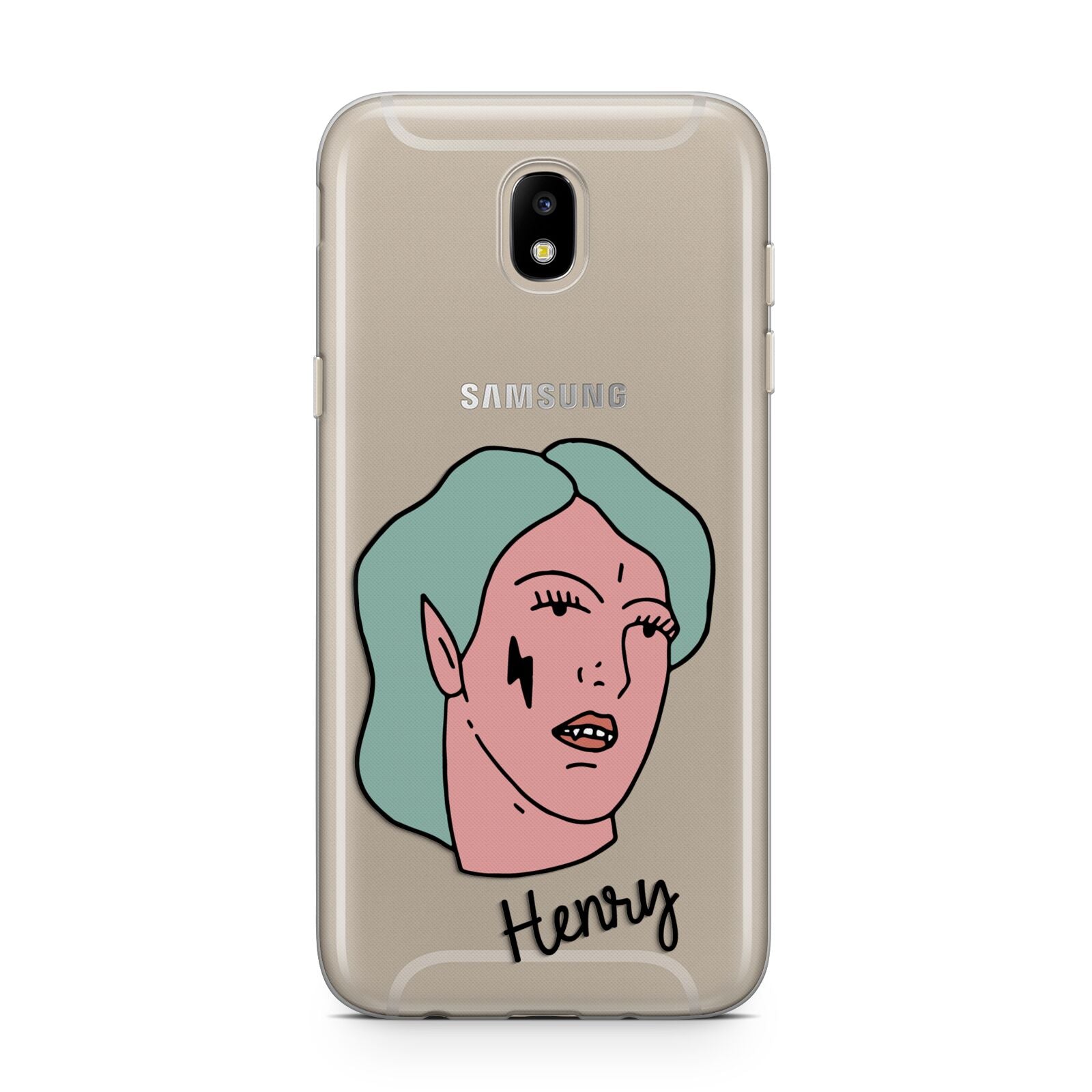 Lightning Fang Face Custom Samsung J5 2017 Case