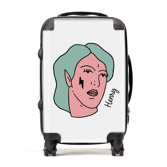 Lightning Fang Face Custom Suitcase