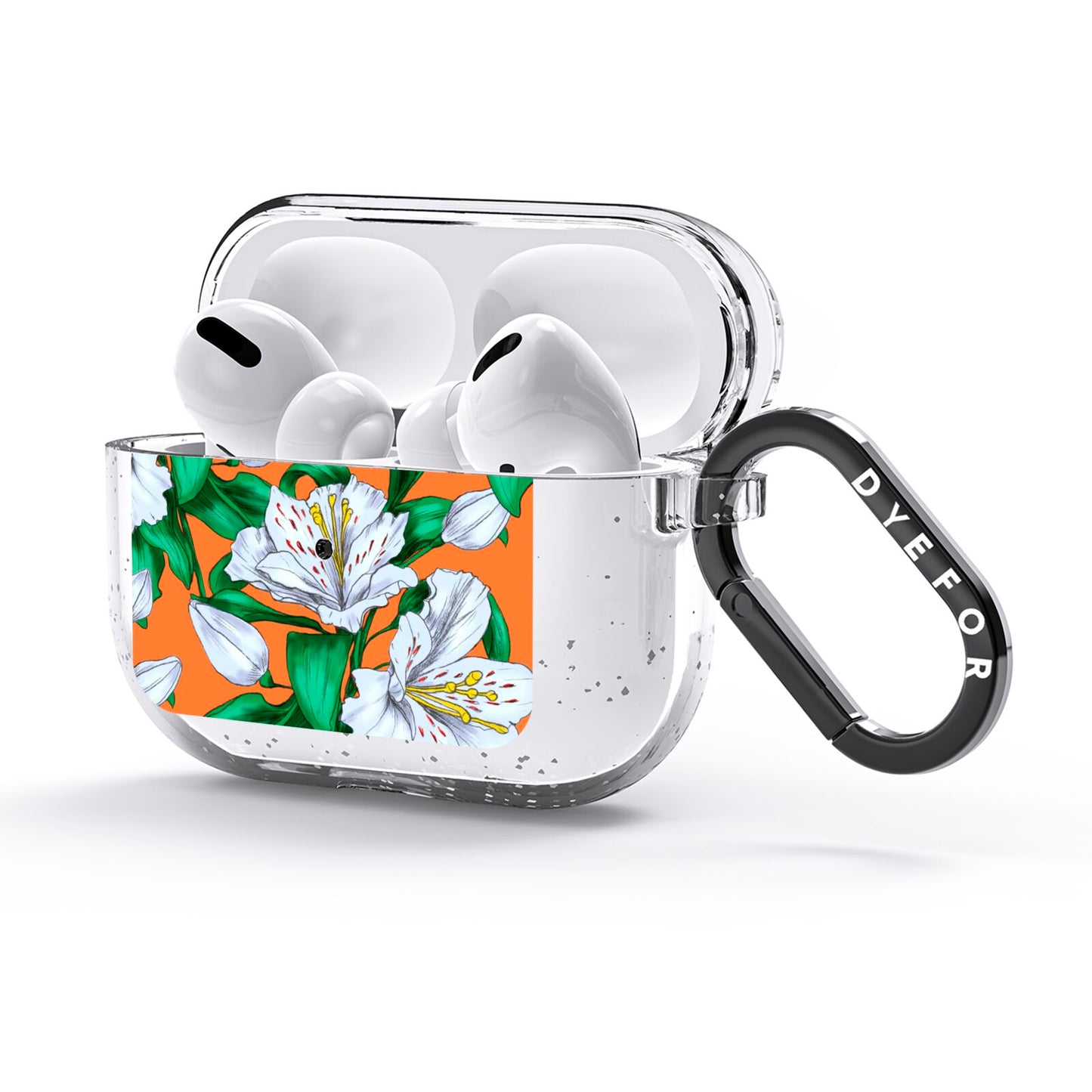 Lily AirPods Glitter Case 3rd Gen Side Image