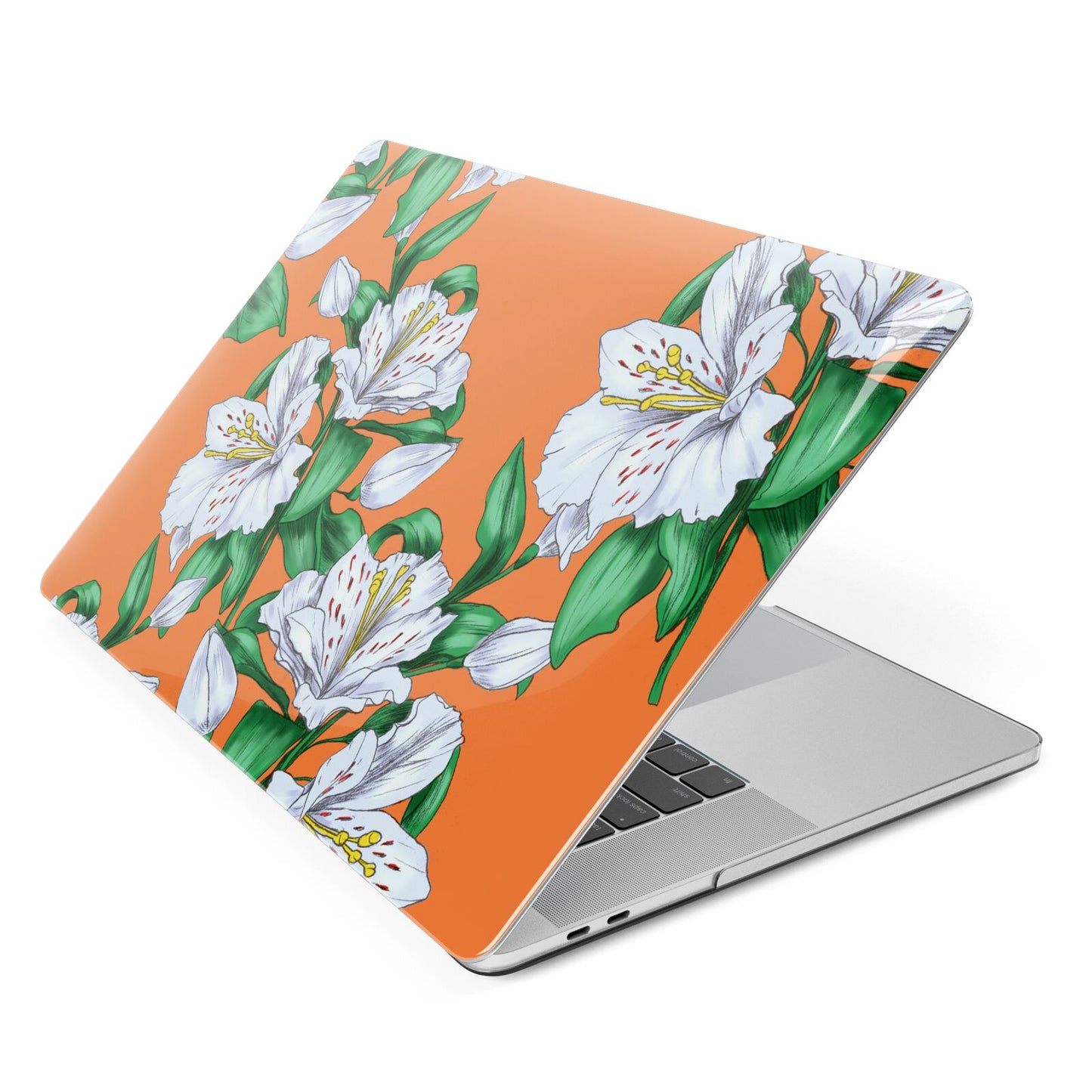 Lily Apple MacBook Case Side View