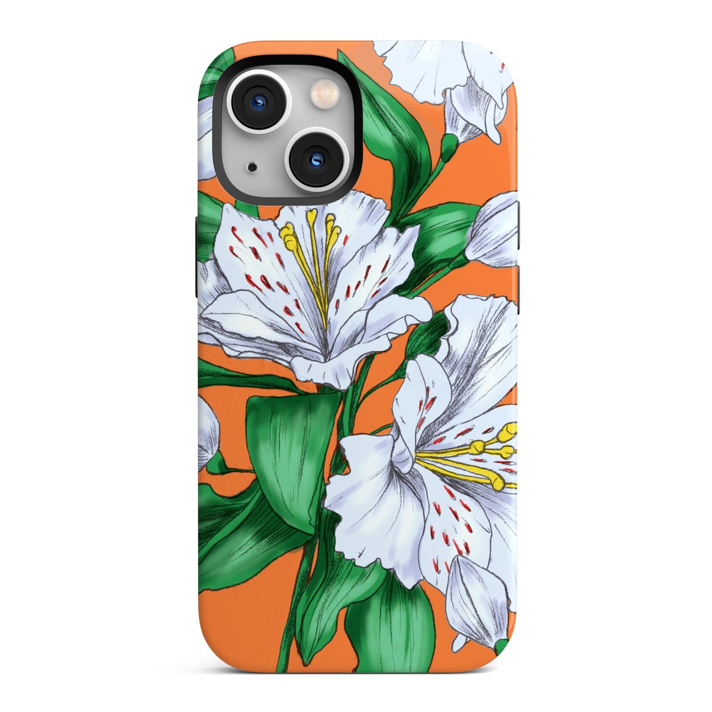 Lily iPhone 13 Mini Full Wrap 3D Tough Case