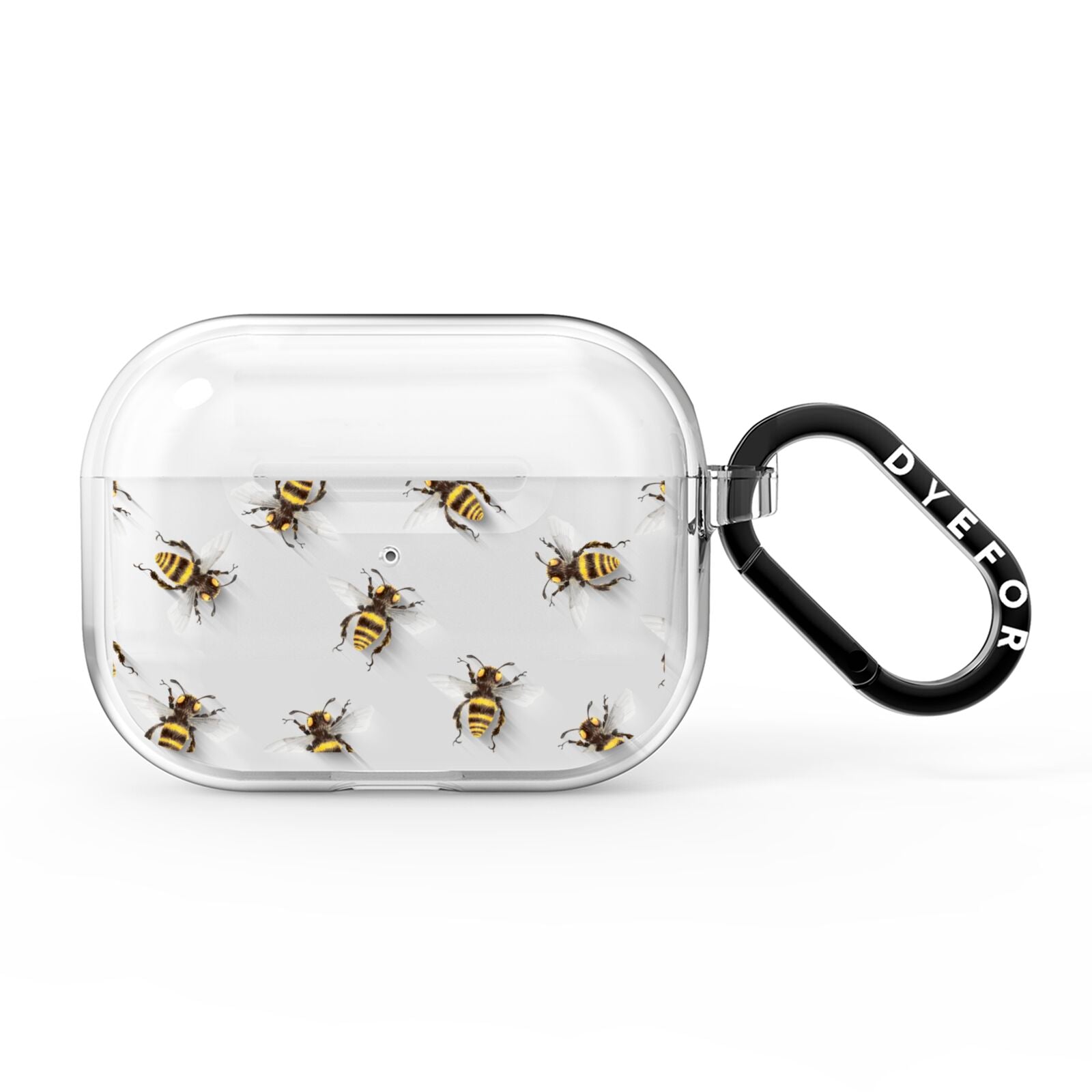 Little Watercolour Bees AirPods Pro Clear Case