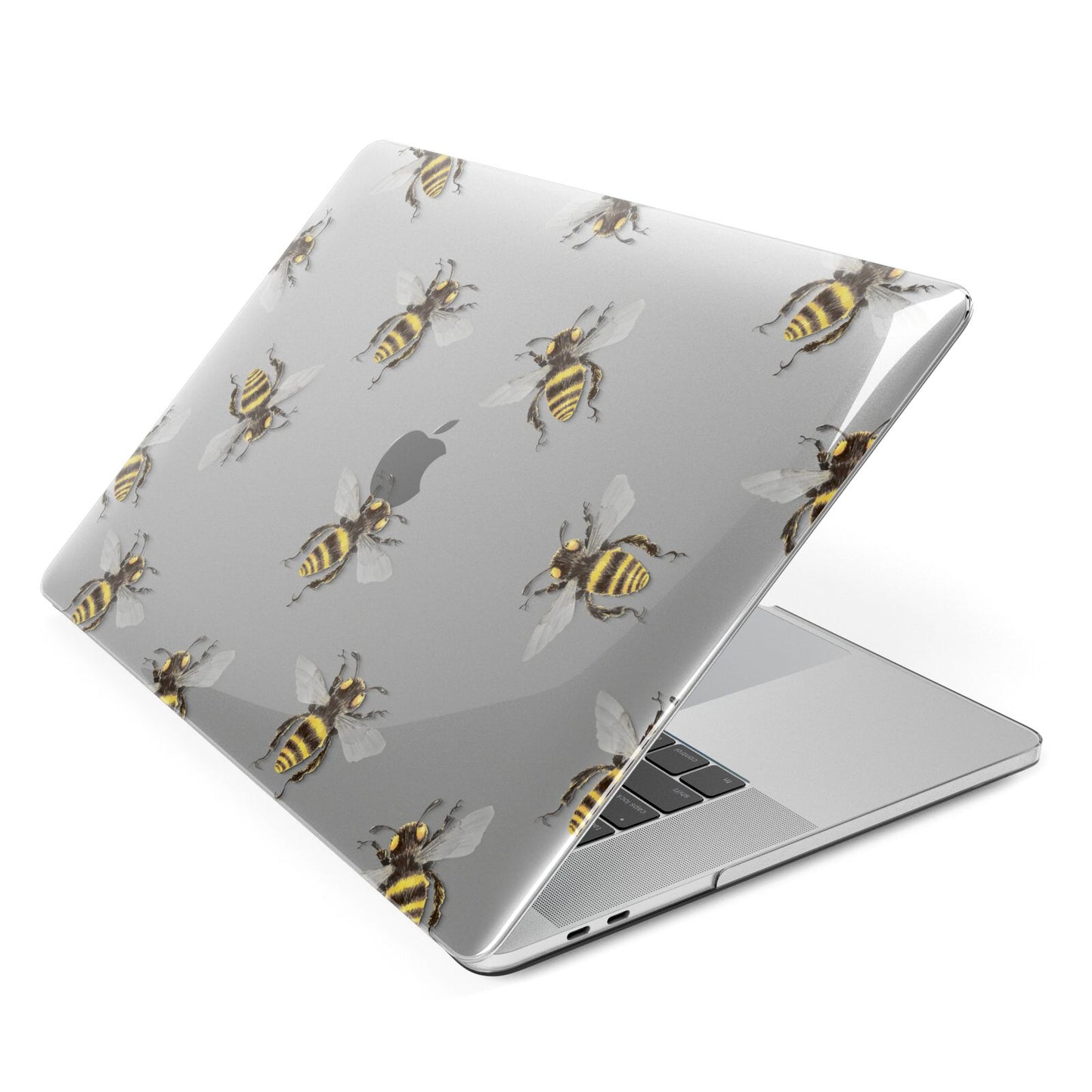 Little Watercolour Bees Apple MacBook Case Side View