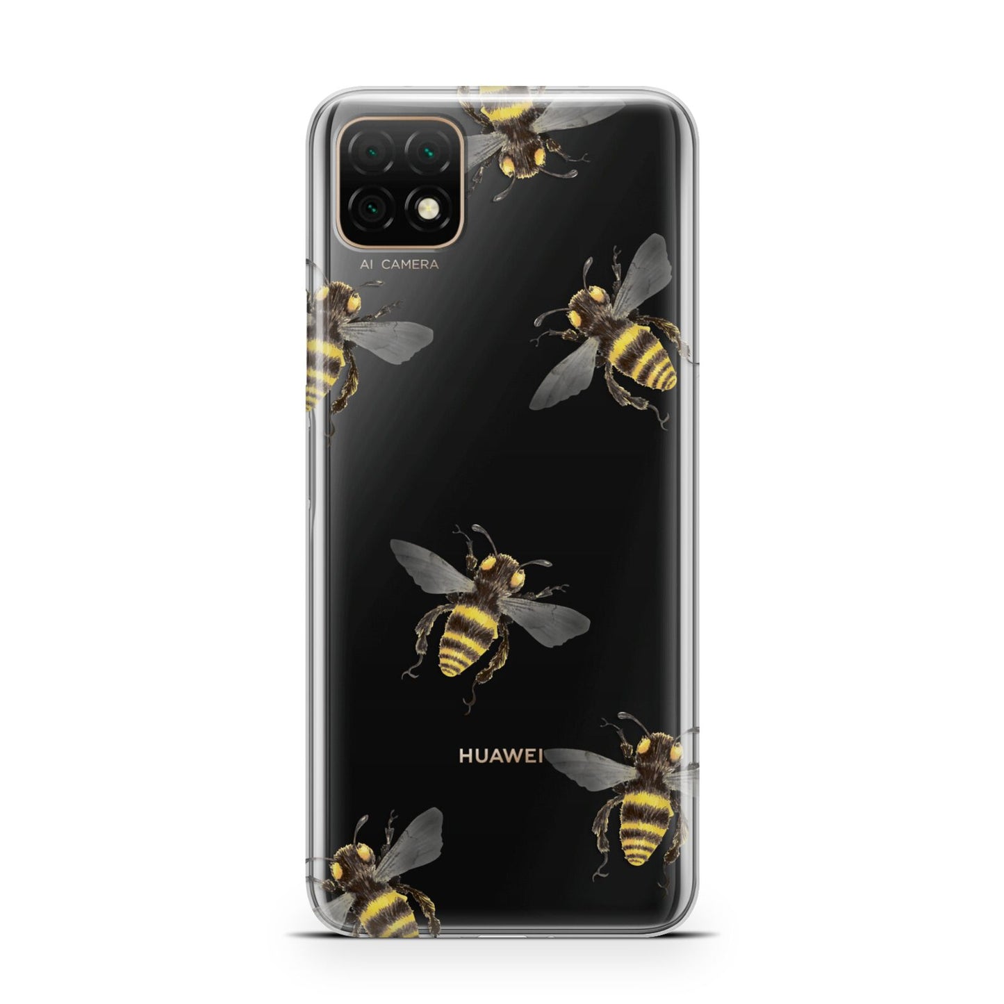 Little Watercolour Bees Huawei Enjoy 20 Phone Case