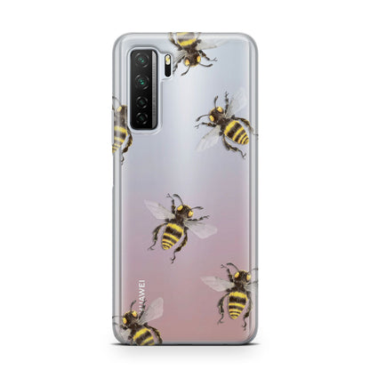 Little Watercolour Bees Huawei P40 Lite 5G Phone Case