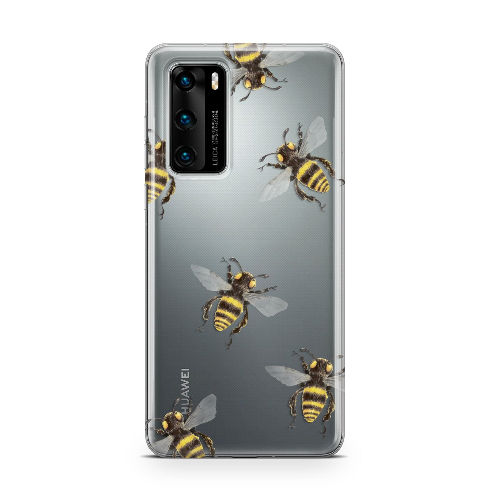 Little Watercolour Bees Huawei P40 Phone Case