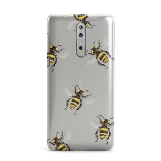 Little Watercolour Bees Nokia Case