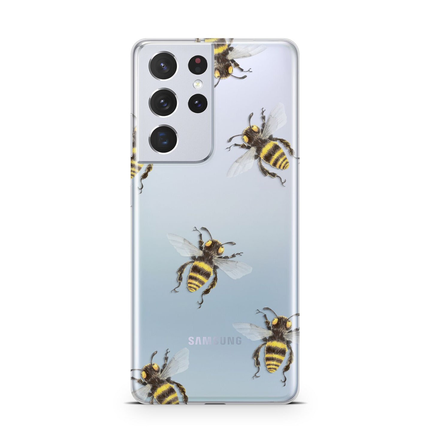 Little Watercolour Bees Samsung S21 Ultra Case