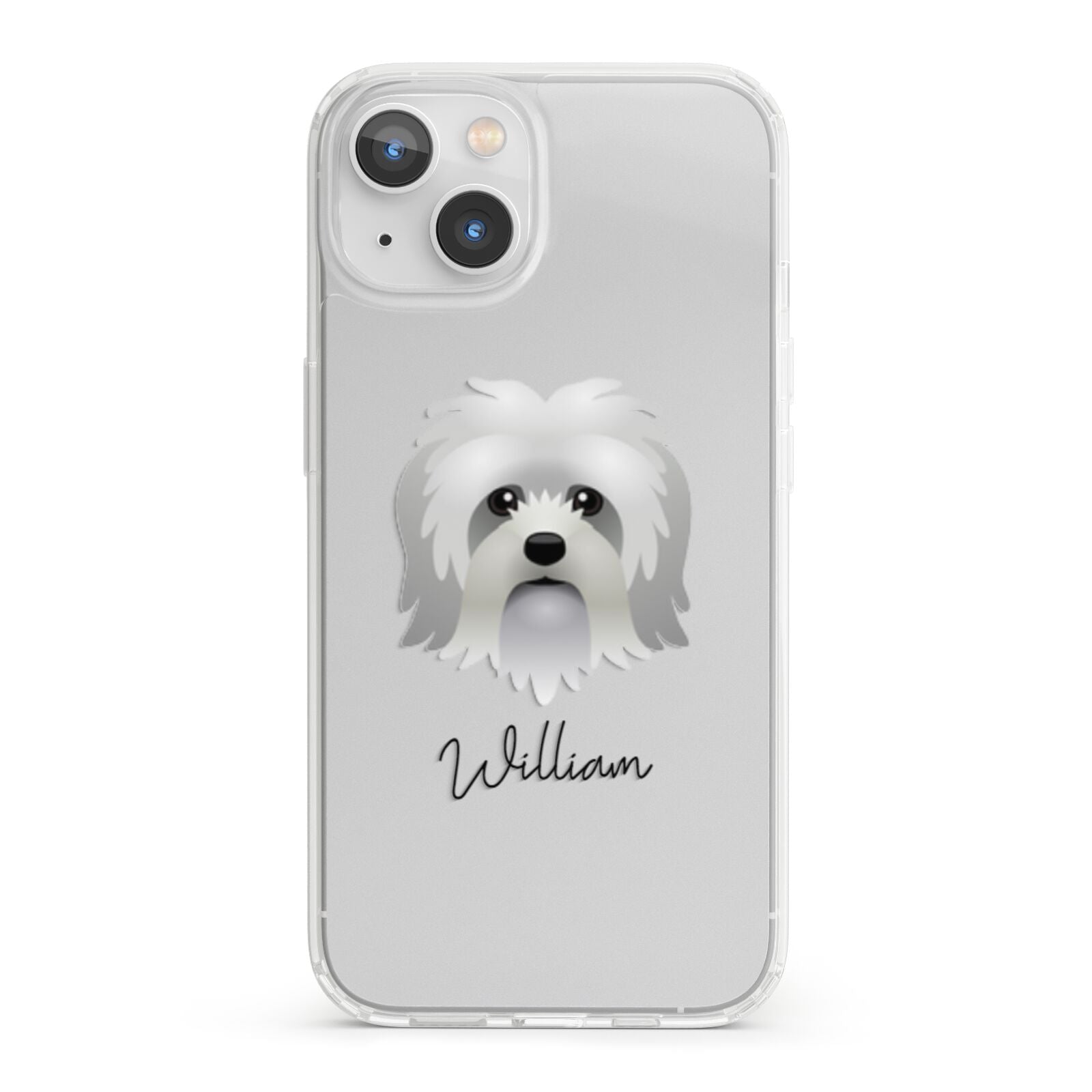 Lo wchen Personalised iPhone 13 Clear Bumper Case