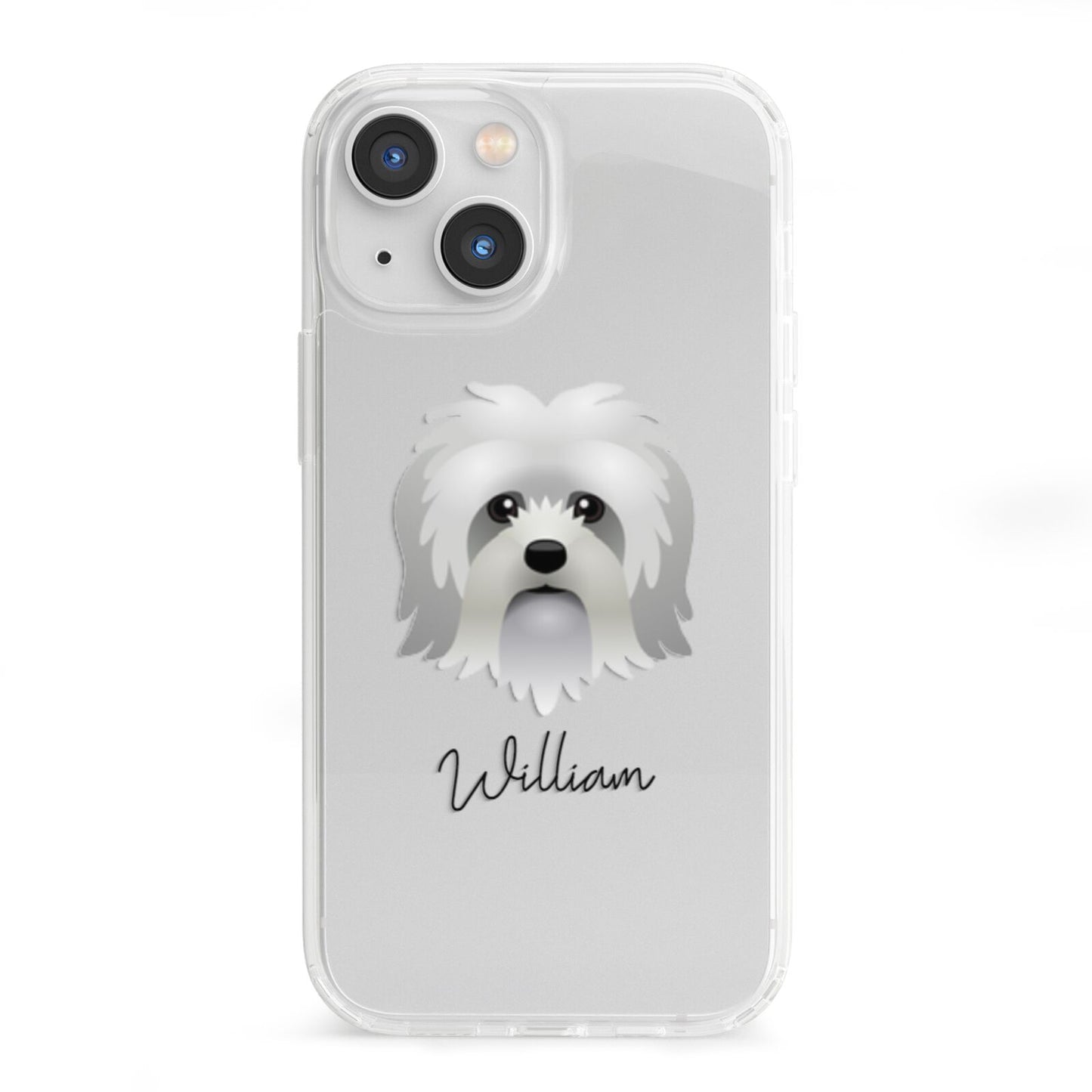 Lo wchen Personalised iPhone 13 Mini Clear Bumper Case