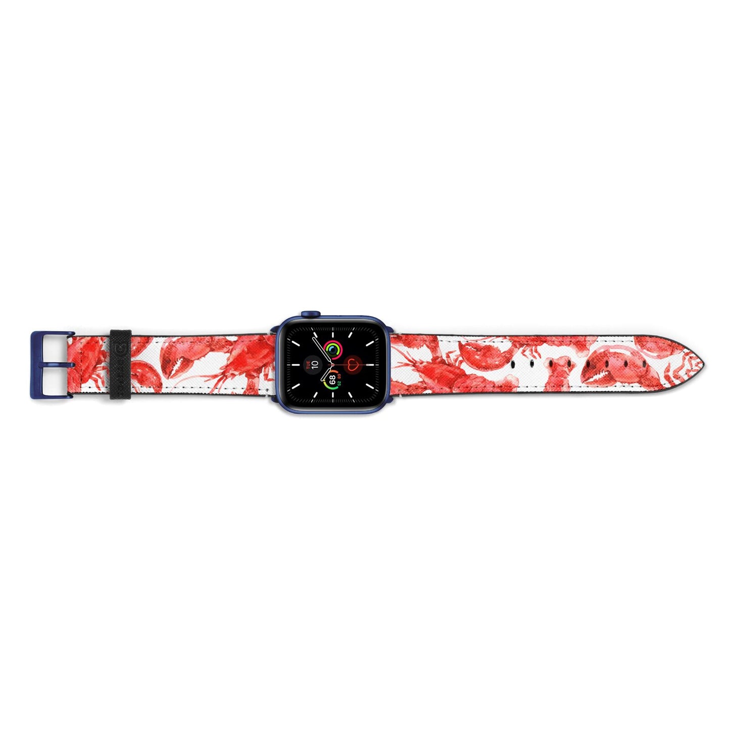 Lobster Apple Watch Strap Landscape Image Blue Hardware