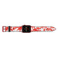 Lobster Apple Watch Strap Landscape Image Red Hardware