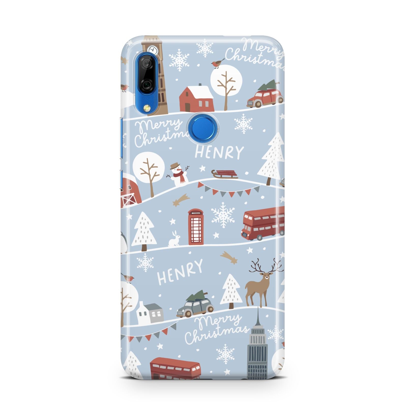 London Christmas Scene Personalised Huawei P Smart Z