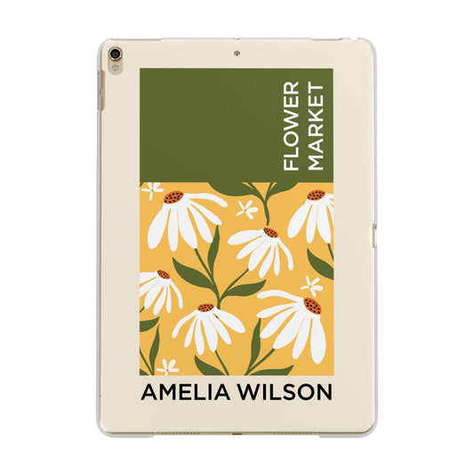 London Flower Market Apple iPad Gold Case