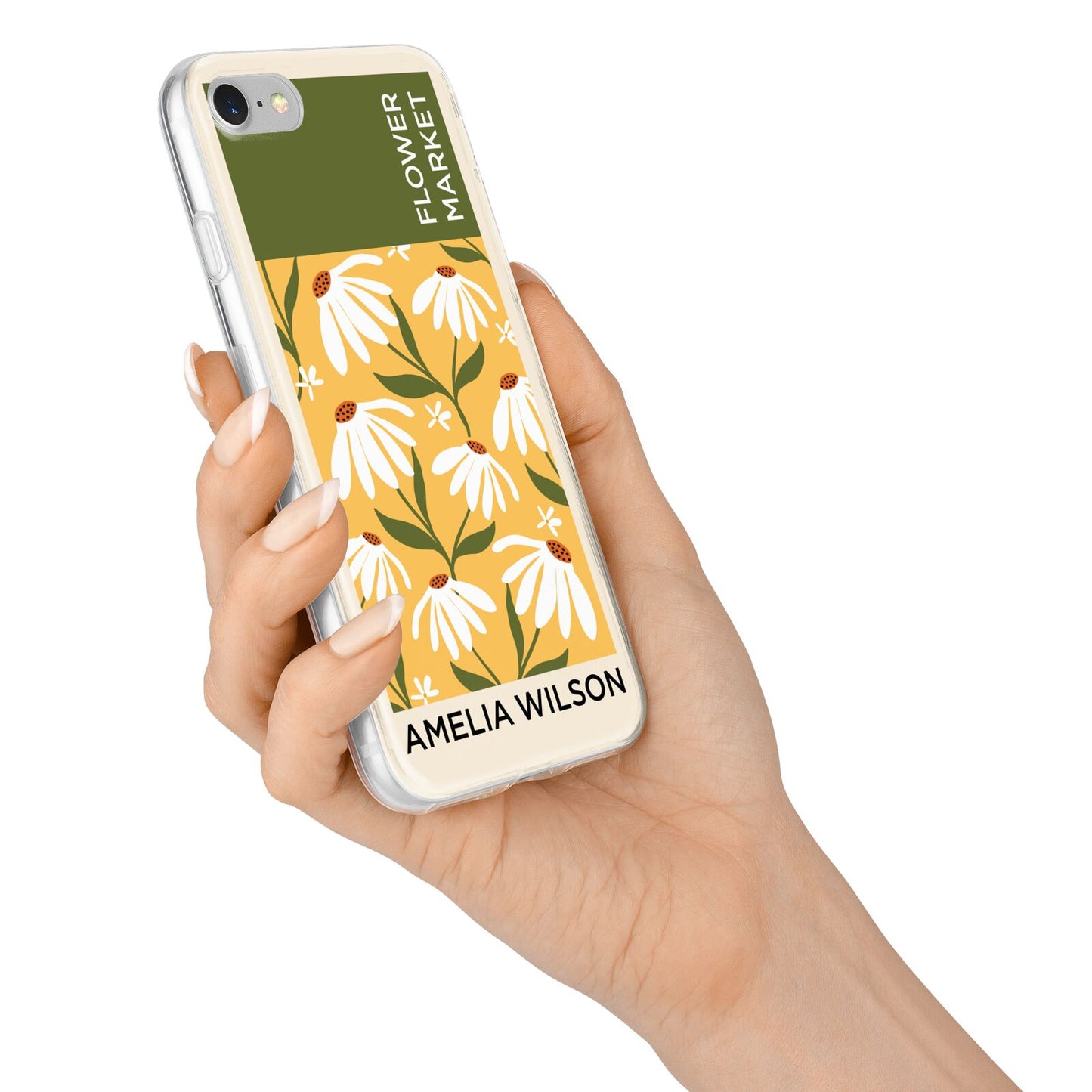 London Flower Market iPhone 7 Bumper Case on Silver iPhone Alternative Image