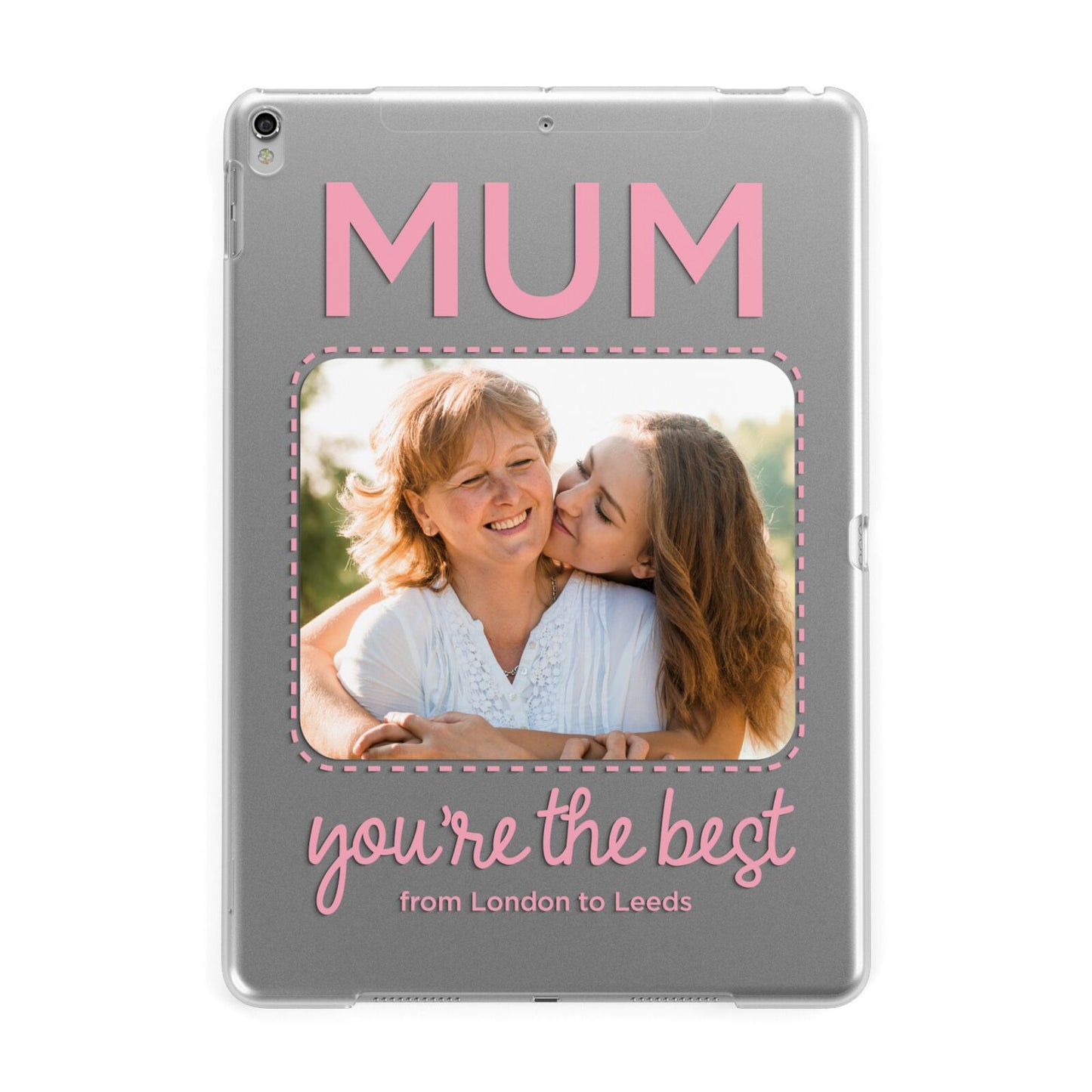 Long Distance Mothers Day Photo Apple iPad Silver Case