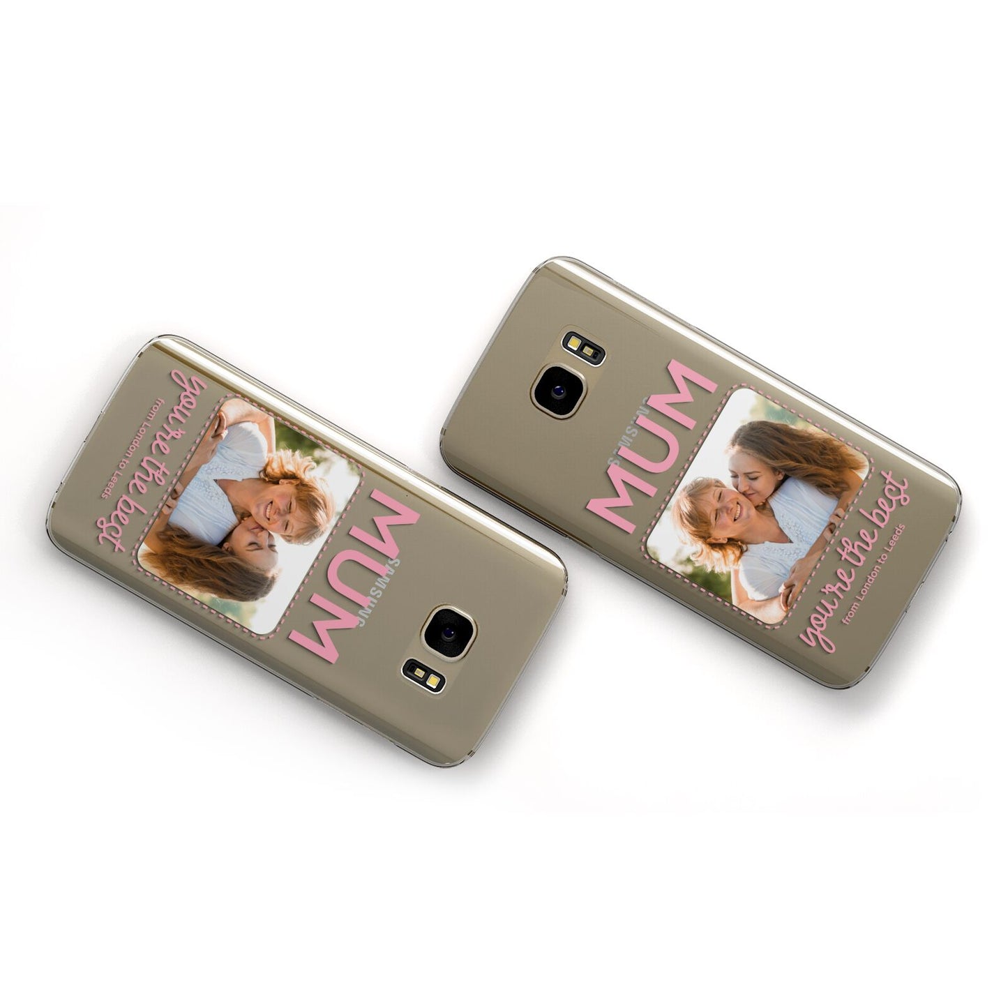 Long Distance Mothers Day Photo Samsung Galaxy Case Flat Overview