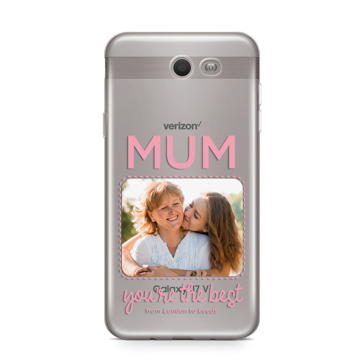 Long Distance Mothers Day Photo Samsung Galaxy J7 2017 Case