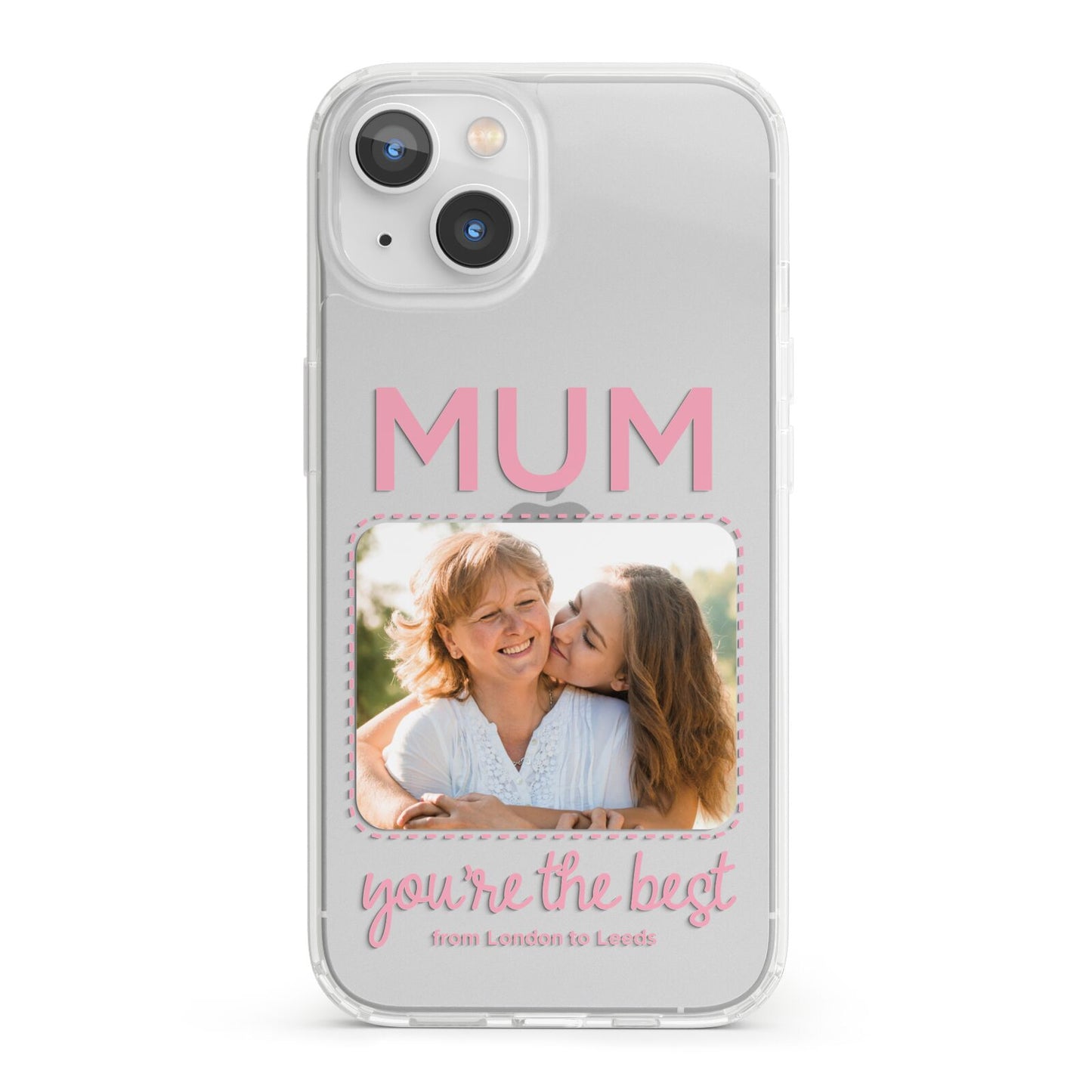 Long Distance Mothers Day Photo iPhone 13 Clear Bumper Case