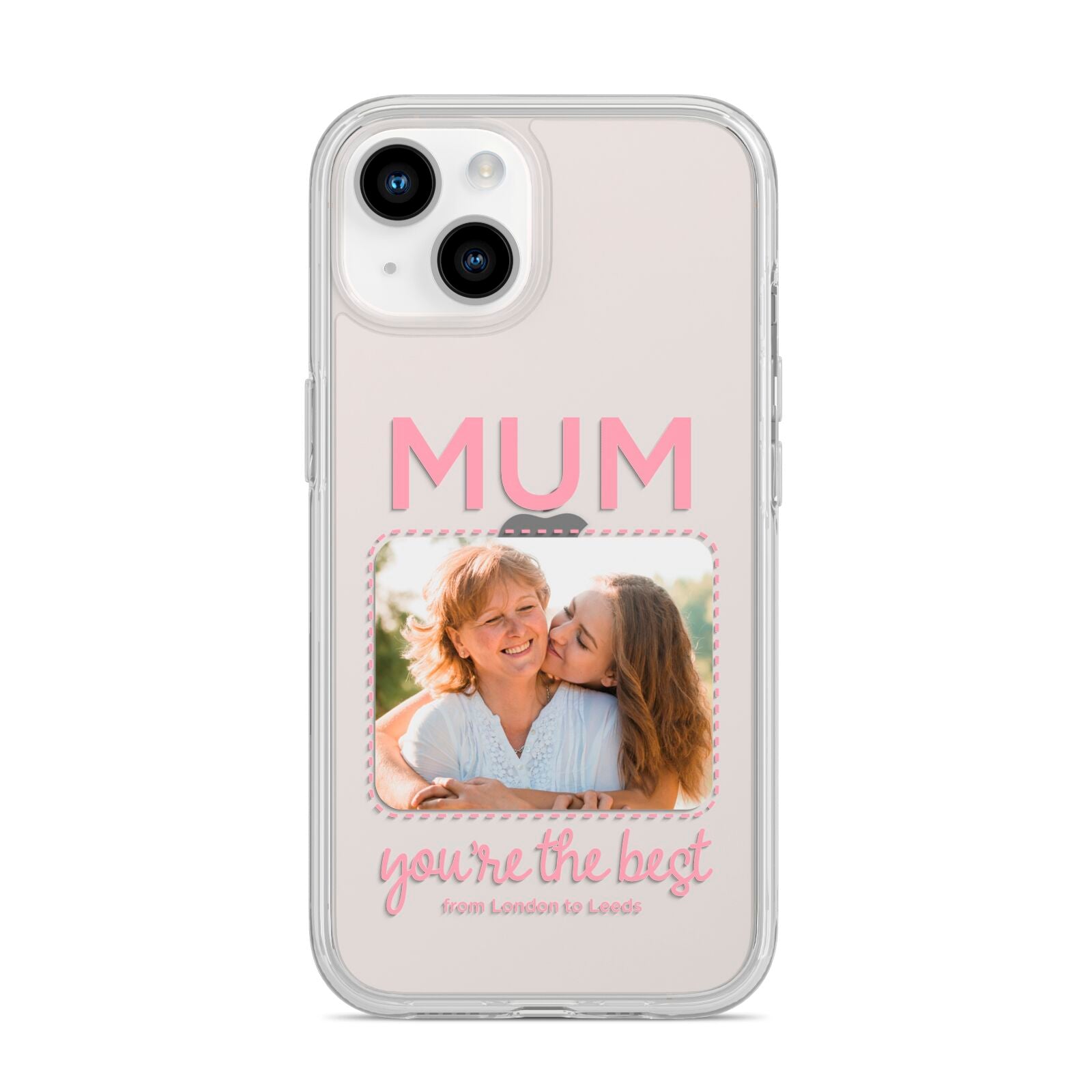 Long Distance Mothers Day Photo iPhone 14 Clear Tough Case Starlight