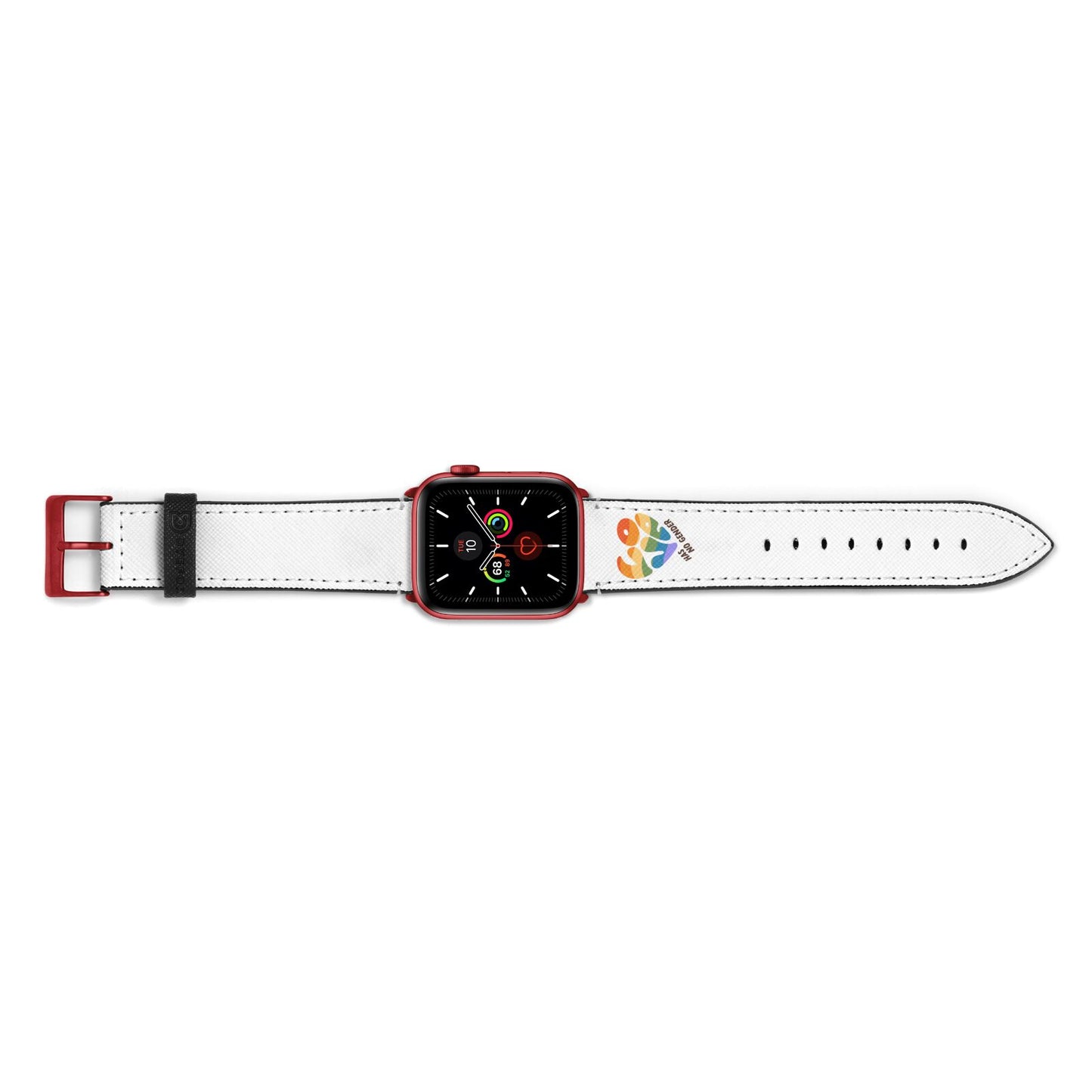 Love Has No Gender Apple Watch Strap Landscape Image Red Hardware