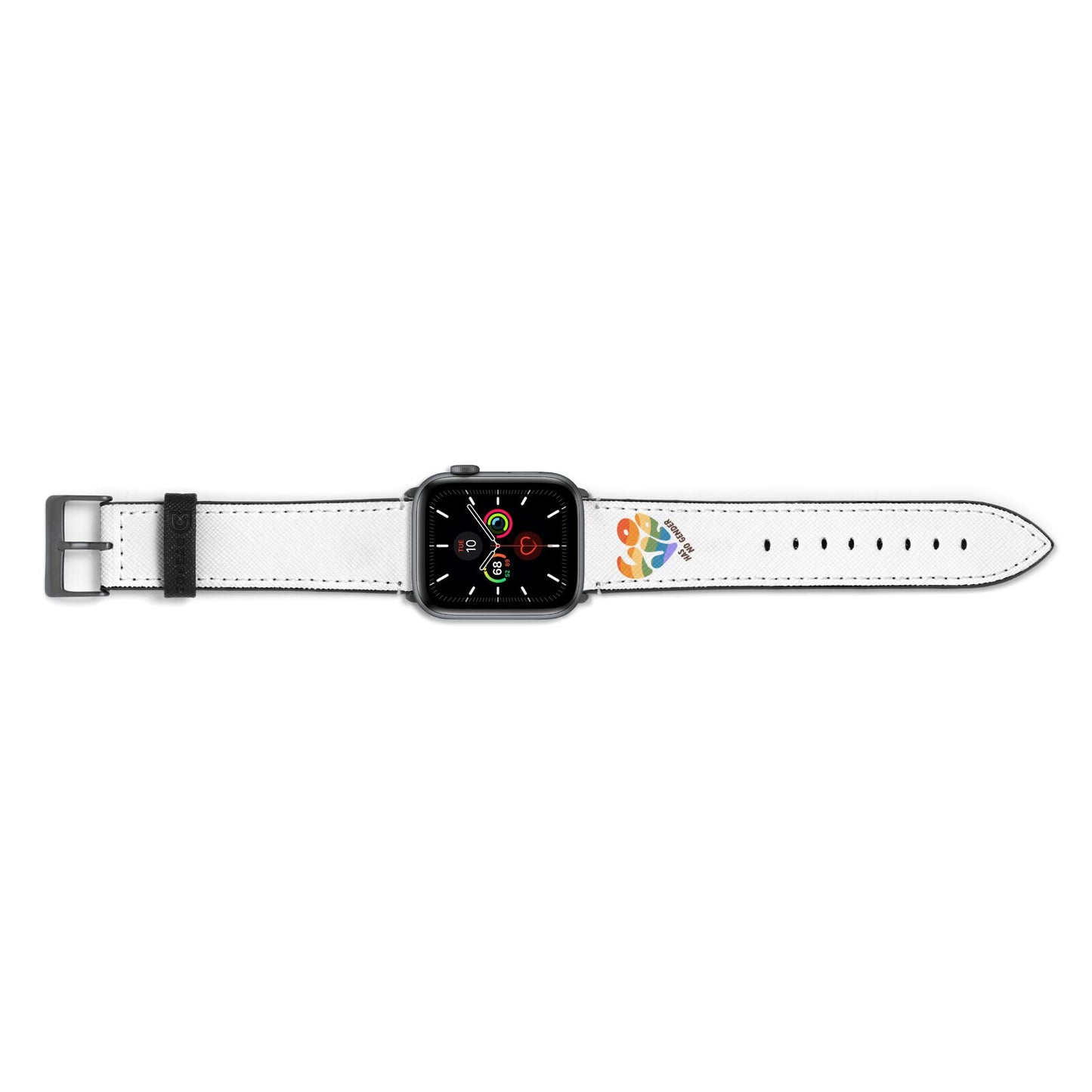 Love Has No Gender Apple Watch Strap Landscape Image Space Grey Hardware