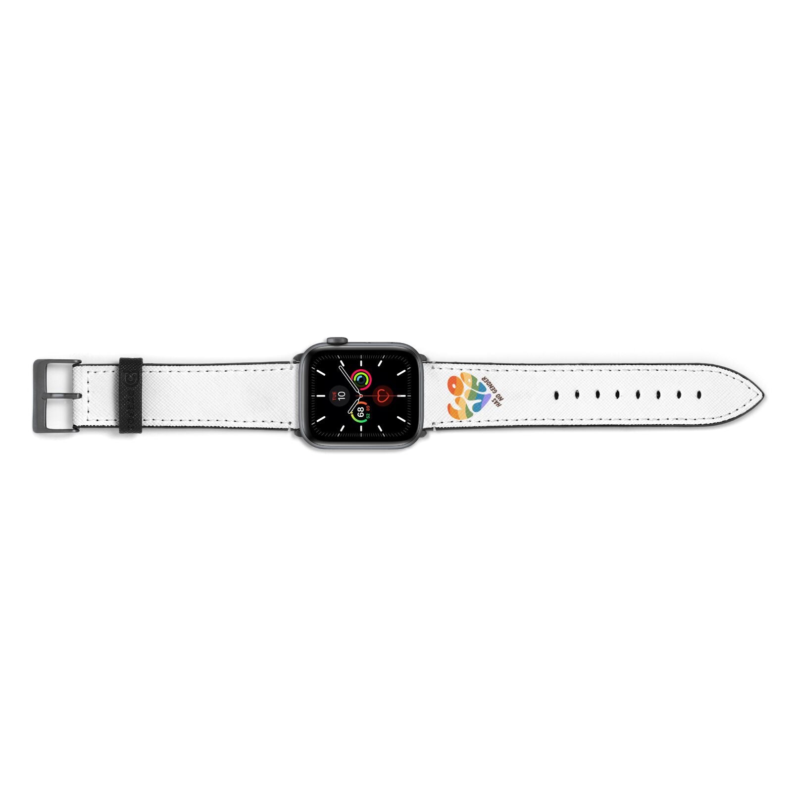 Love Has No Gender Apple Watch Strap Landscape Image Space Grey Hardware