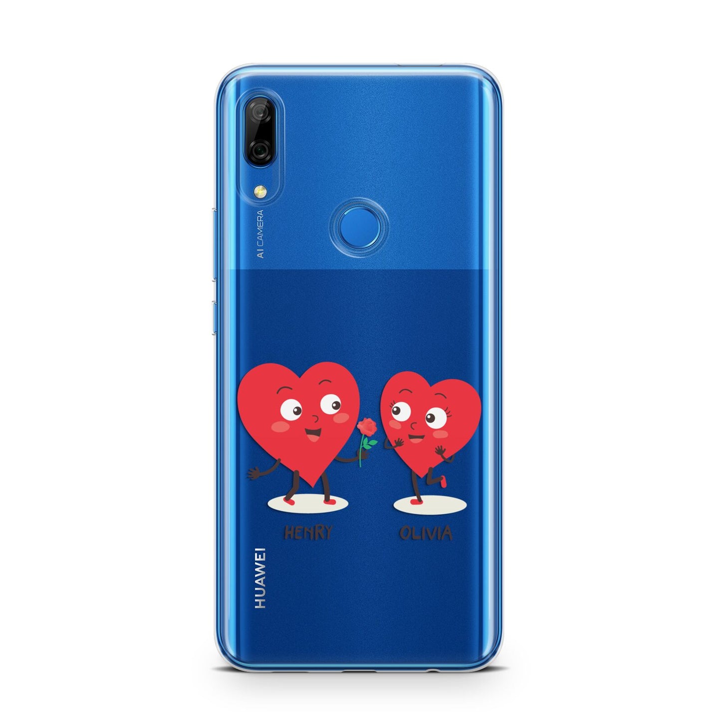 Love Heart Couples Custom Huawei P Smart Z