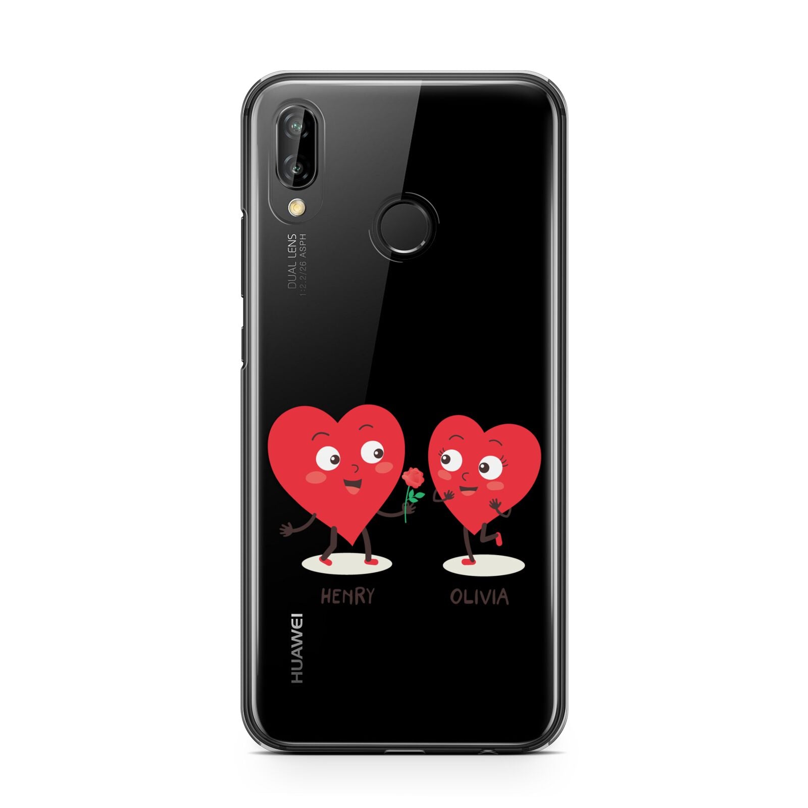 Love Heart Couples Custom Huawei P20 Lite Phone Case